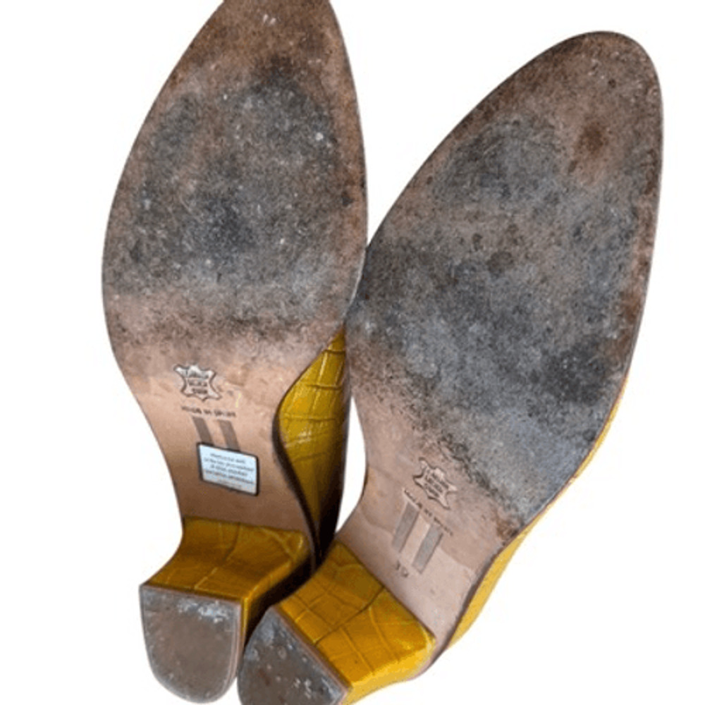 Miista Bernadette Croc Leather Heels Pumps - Picture 8 of 11